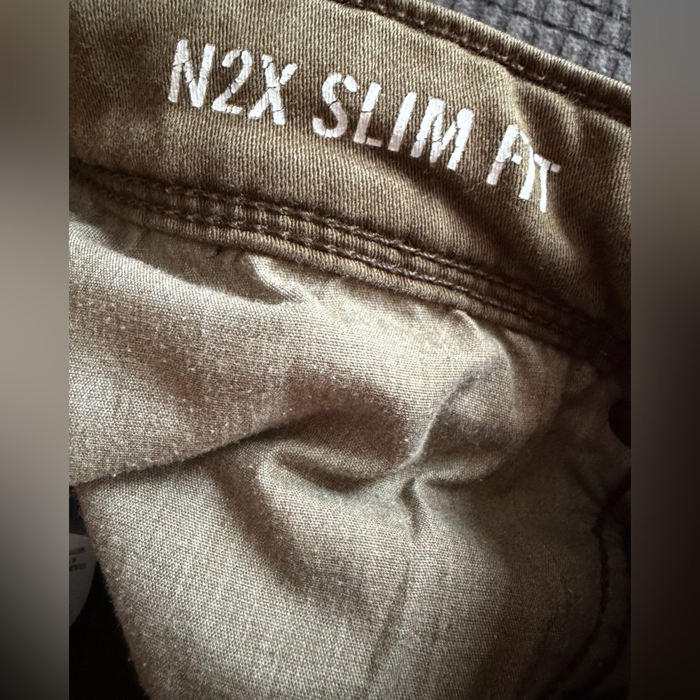 DUER Men's Olive Green No Sweat Slim Fit Pants (N2X) - Men's 32x32 - Picture 7 of 8